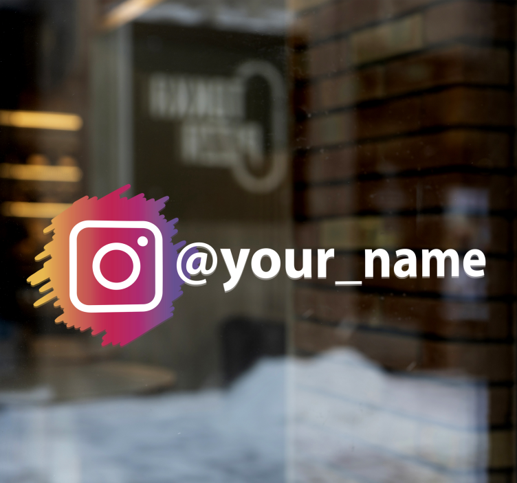Vinil decorativo Logotipo do Instagram - TenStickers