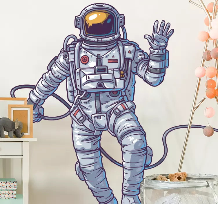 Vinis decorativos astronauta - TenStickers