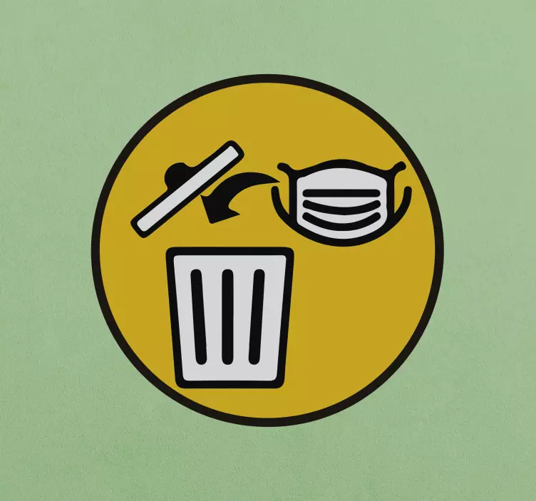 Autocolantes cartazes Remover máscara facial - TenStickers