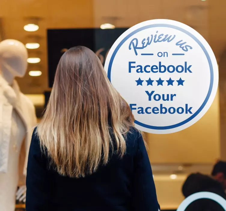 Vinil  de tecnologia e internet facebook - TenStickers