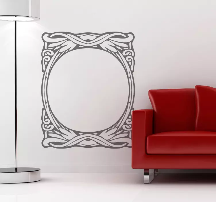 vinis decorativos quadro modernista circular - TenStickers