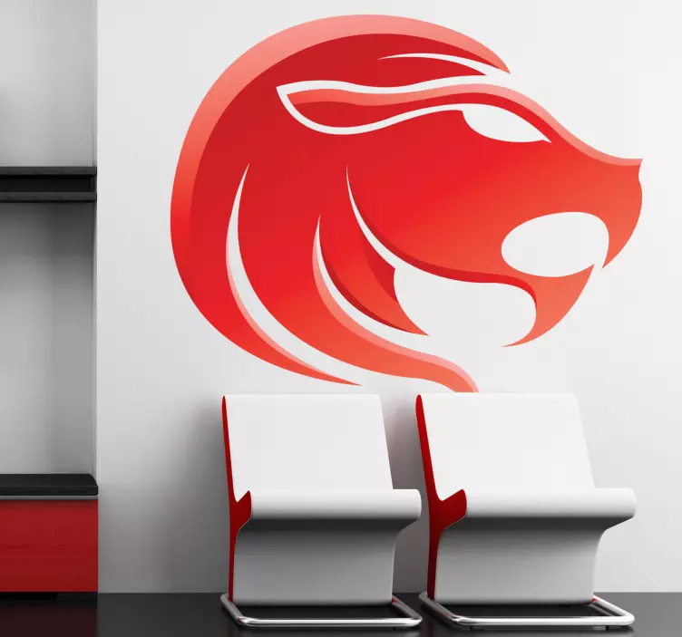 Autocolante decorativo signo do zodíaco leão - TenStickers