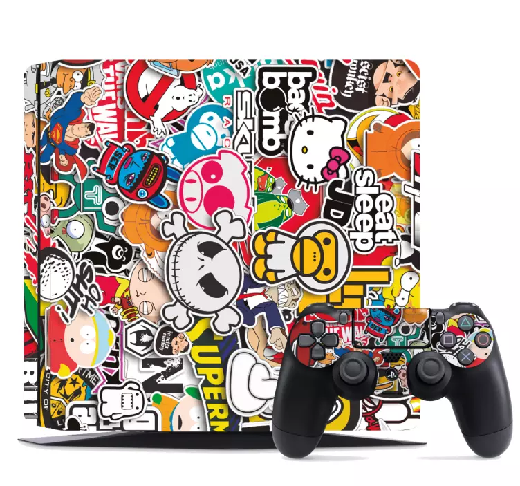 Vinis decorativos urbanos bomba ps4 - TenStickers