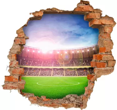 Autocolante decorativo estádio 3D - TenStickers