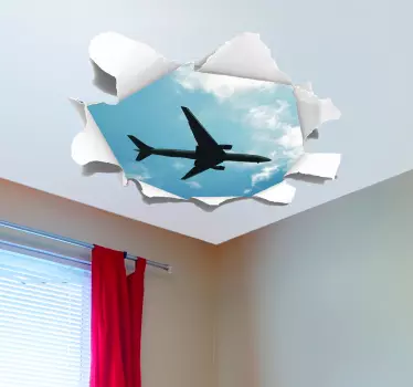 Vinil decorativo com buraco no teto - TenStickers