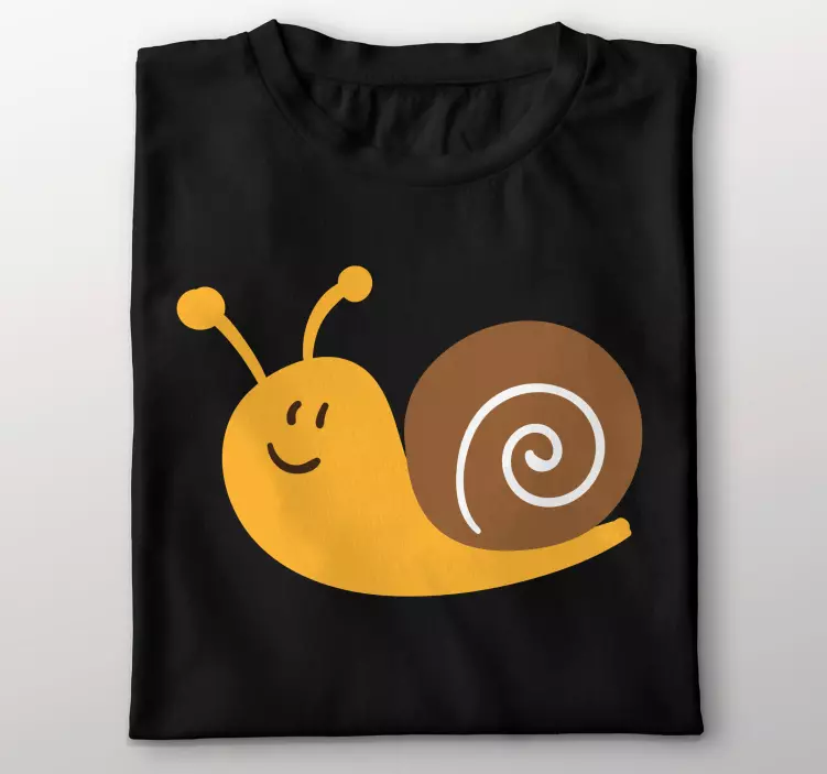 Cartoon caracol t-shirt infantil - TenStickers
