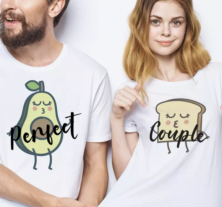 Casal perfeito t-shirts - TenStickers