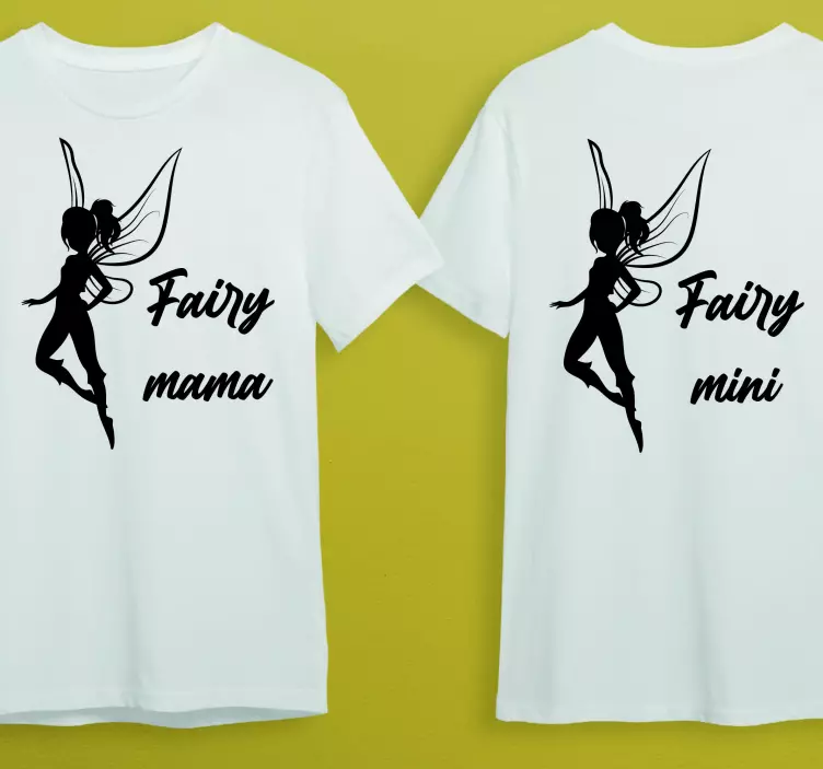 T-shirtfada mãe e mini mãe filha - TenStickers