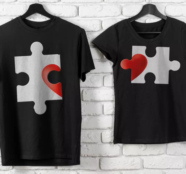 Incompleto sem as t-shirtsdo casal - TenStickers