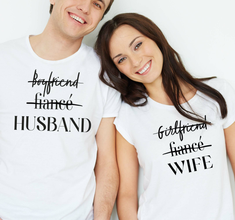 T-shirt de casais marido e mulher - TenStickers