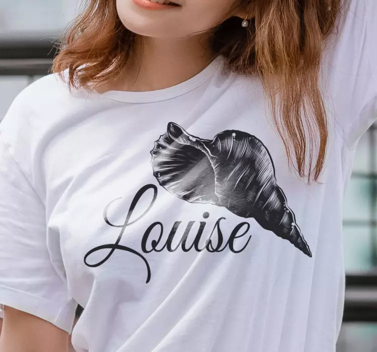 T-shirt personalizada de concha marinha - TenStickers