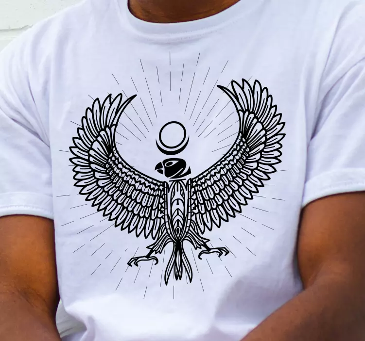 t-shirt personalizada egípcia do deus do sol 'horus' - TenStickers