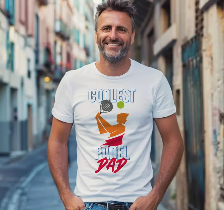 T-shirt pai de remo mais legal - TenStickers