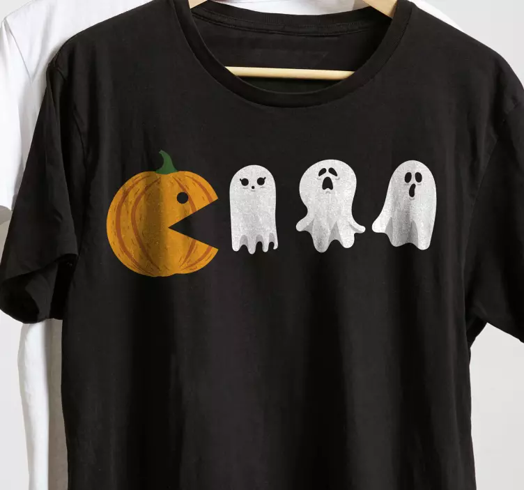 T-shirtdo homem pac e fantasma do dia das bruxas - TenStickers