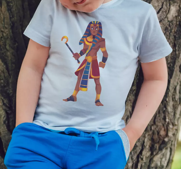 t-shirt personalizada pharao ramses ii versão anime - TenStickers