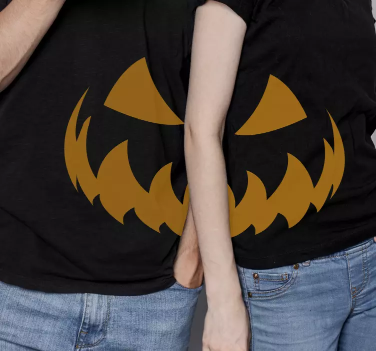 T-shirtde halloween casal - TenStickers