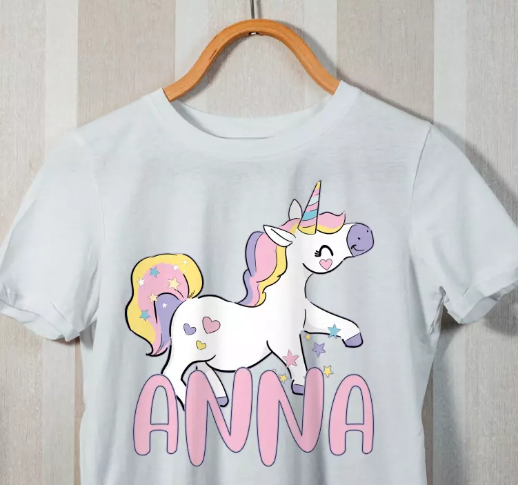 T-shirt infantil com produtomágico de unicórnio - TenStickers