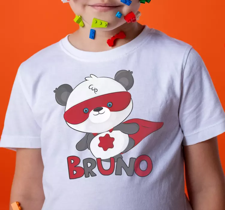 t-shirtssuperpanda com nome - TenStickers