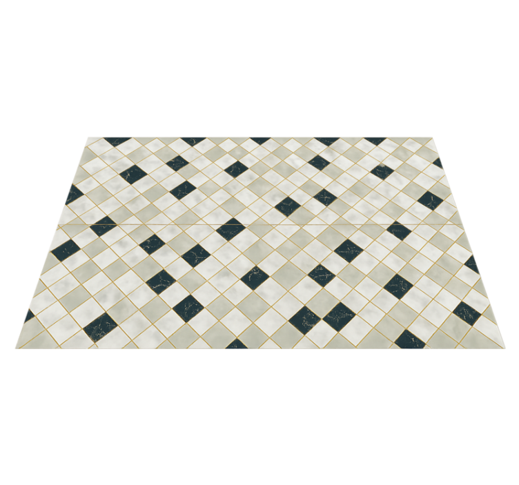 Tapete vinílico sala de estar ladrilhos de cimento tons de cinza - TenStickers