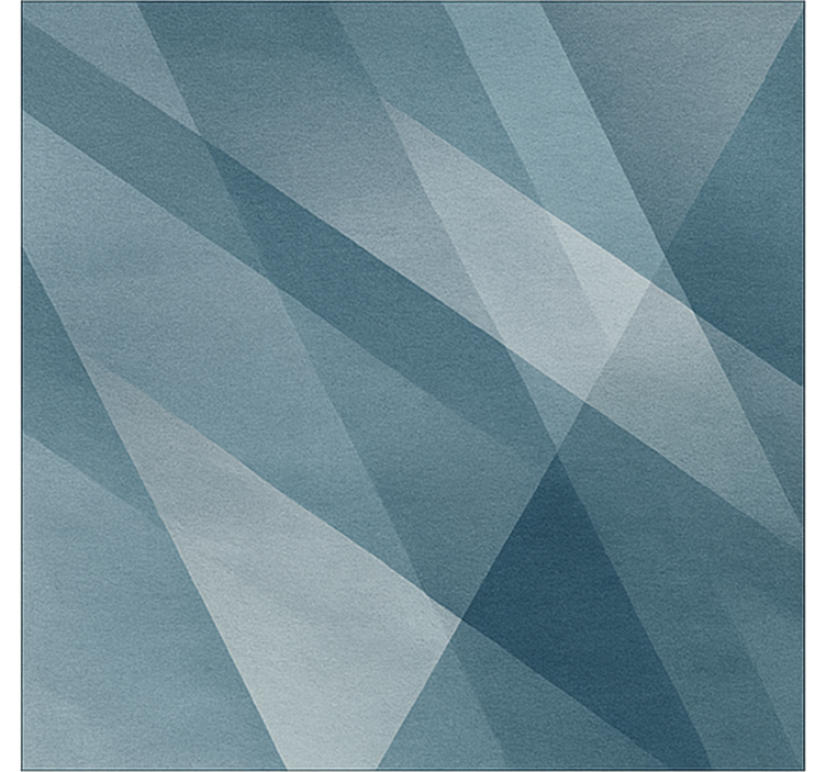 Tapete vinílico para sala de jantar gradiente geométrico abstrato - TenStickers