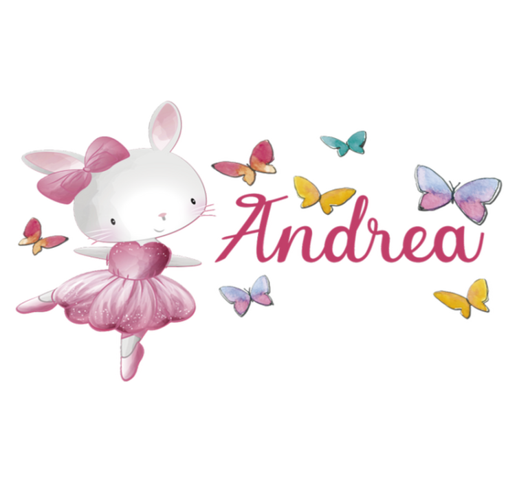 Tapete vinílico de animais bailando ballet - TenStickers