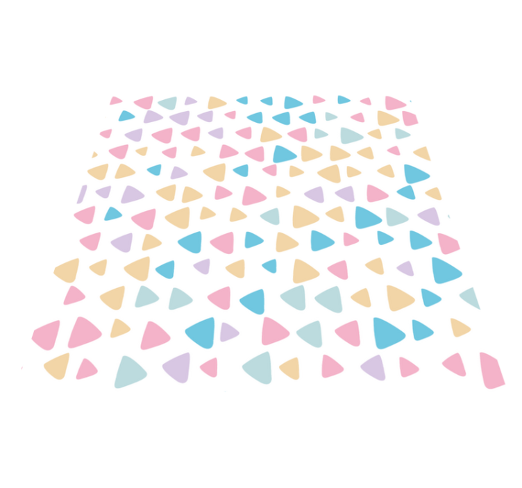 Tapete vinílico criança padrão infantil cores pastel - TenStickers