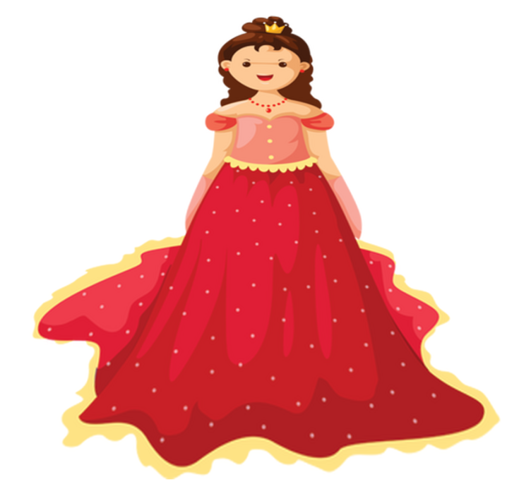 Tapete vinílico criança ilustração de rainha - TenStickers
