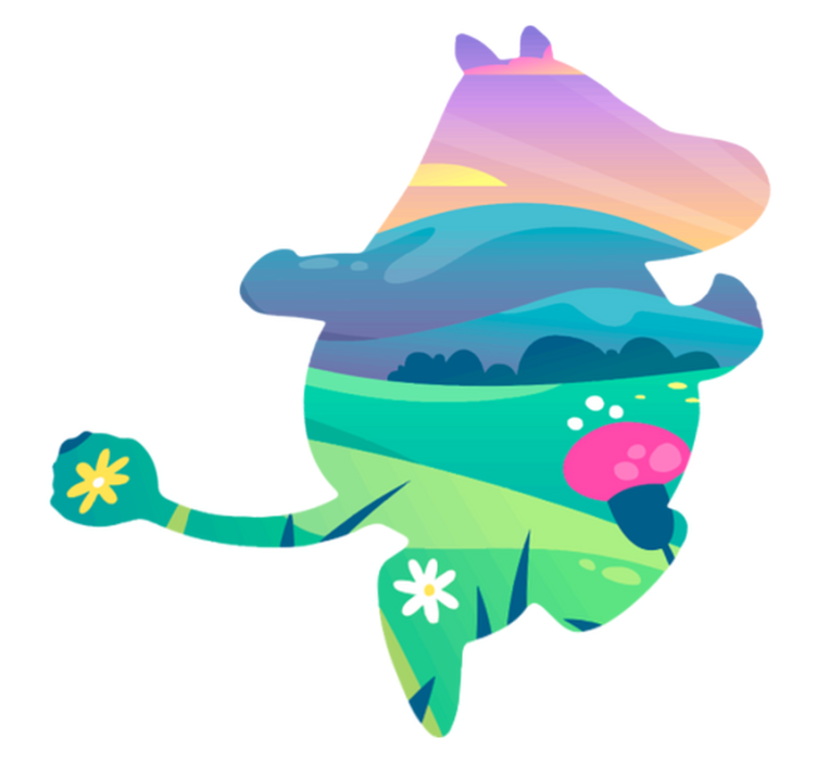 Tapete vinílico criança mundo moomin - TenStickers