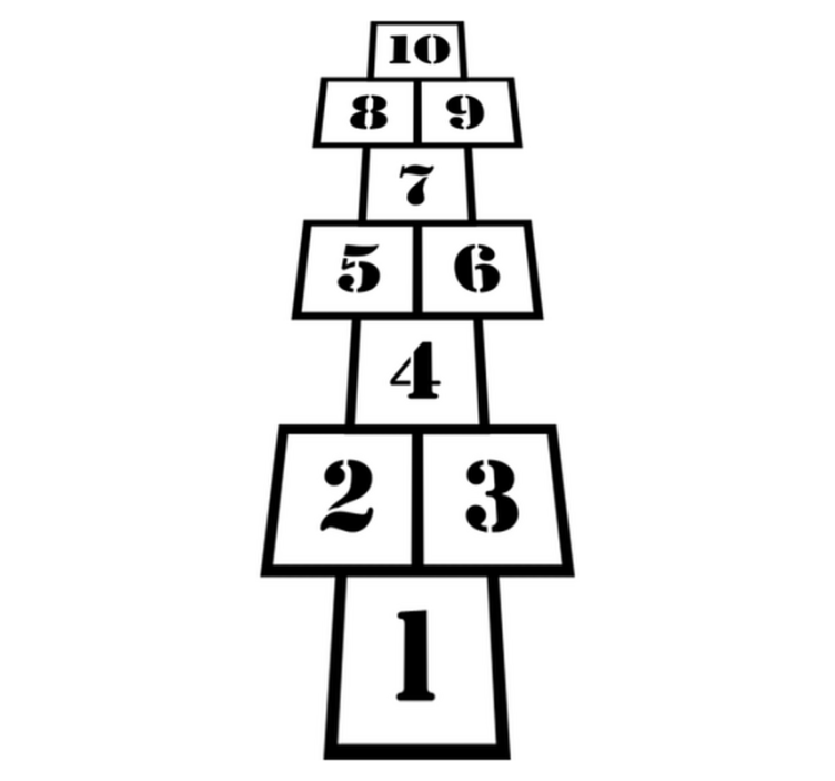 Tapete vinílico de jogos com desenho moderno infantil - TenStickers