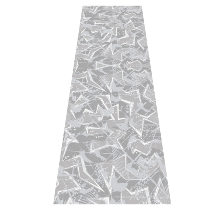 Tapete vinílico quarto gráficos finos cinza anos 80 - TenStickers