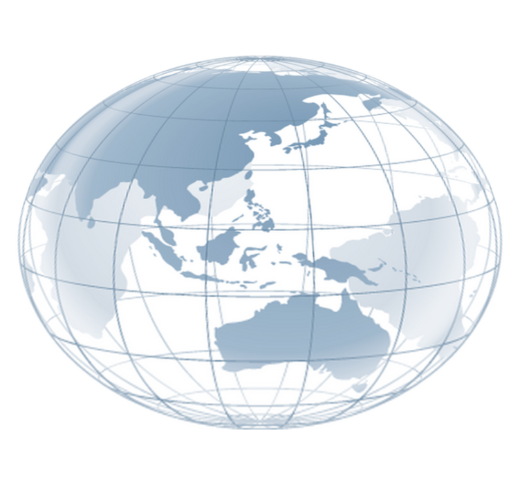 Tapete vinílico quarto vinil transparente pacífico - TenStickers