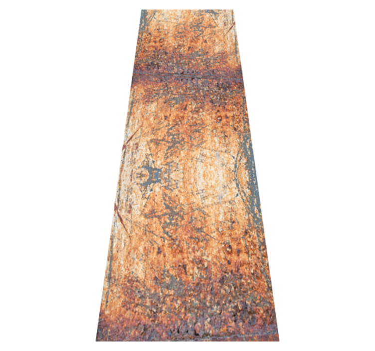 Tapete vinílico quarto padrão concreto marrom e cinza - TenStickers