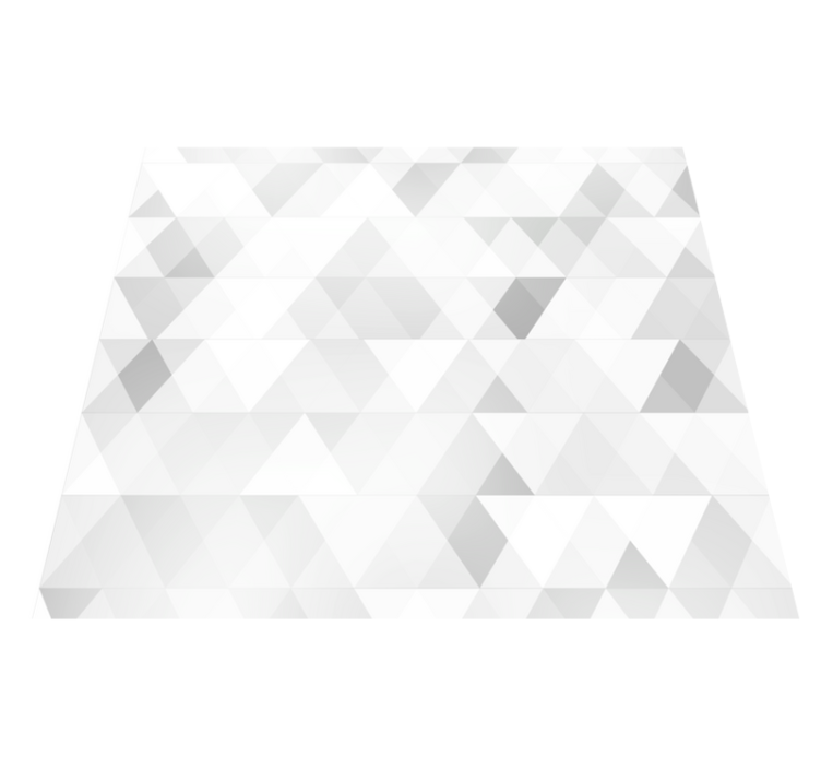 Tapete vinílico quarto triângulos cinzas geométricos - TenStickers