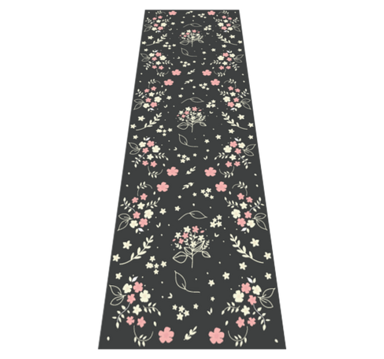 Tapete vinílico quarto fundo cinza com detalhes rosa - TenStickers