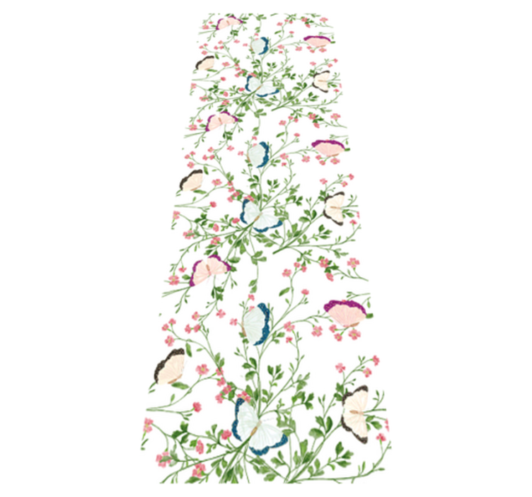 Tapete vinílico quarto aquarela fantasia - TenStickers