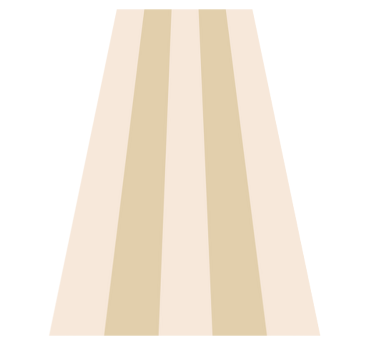 Tapete vinílico quarto em tons de bege - TenStickers