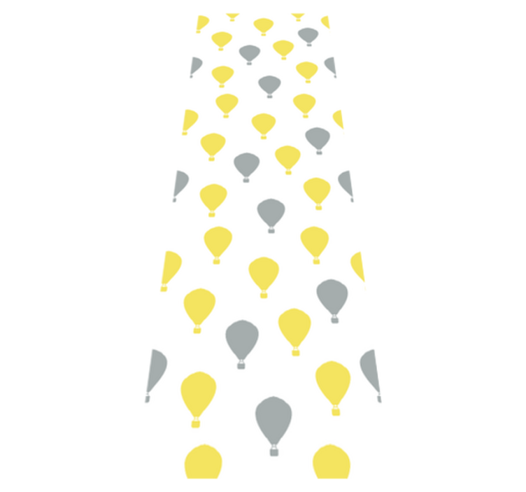 Tapete vinílico quarto balão de ar pantone - TenStickers