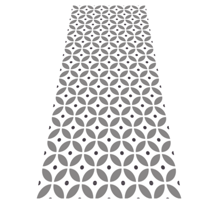 Tapete vinílico quarto círculos sem emenda estilo nórdico - TenStickers