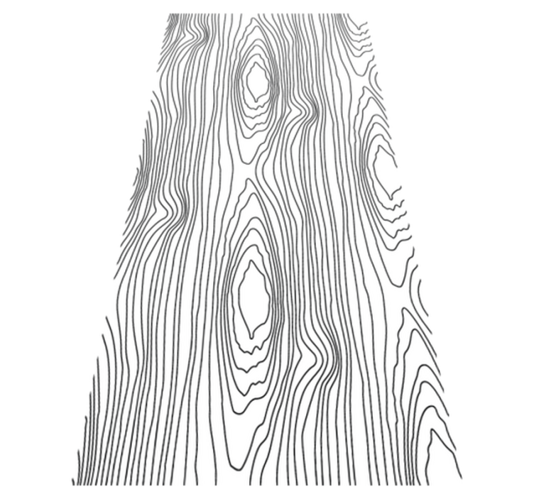 Tapete vinílico quarto listras naturais pretas - TenStickers