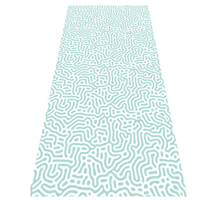 Tapete vinílico quarto padrão natural verde e branco - TenStickers