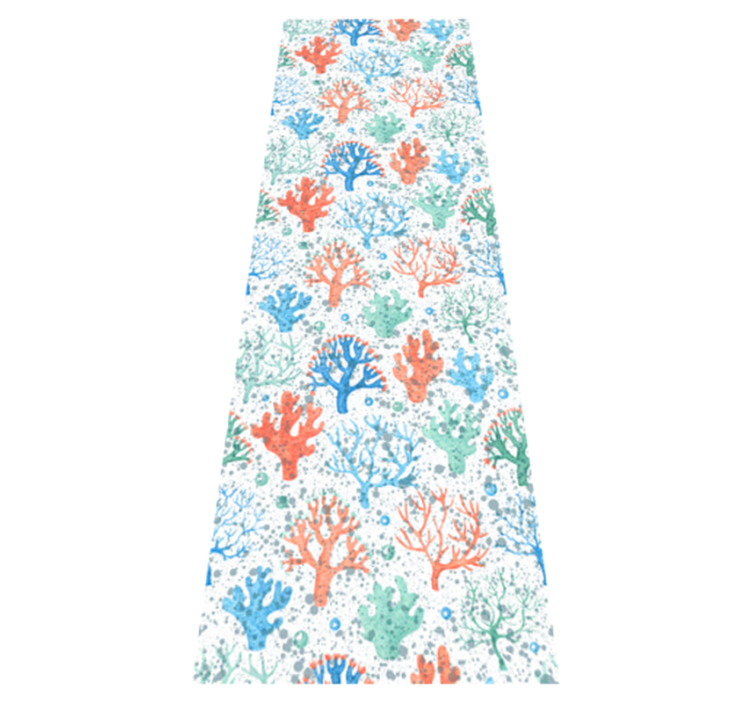 Tapete vinílico quarto respingo de algas - TenStickers