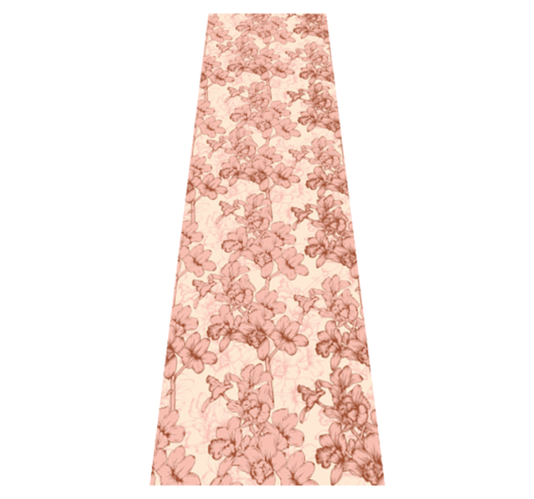 Tapete vinílico quarto flores 3d vintage - TenStickers