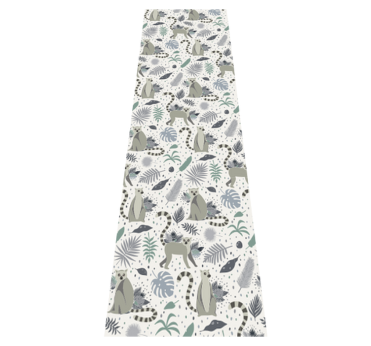 Tapete vinílico quarto lêmure nórdico - TenStickers