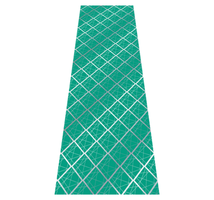 Tapete vinílico quarto efeito azulejos verdes - TenStickers