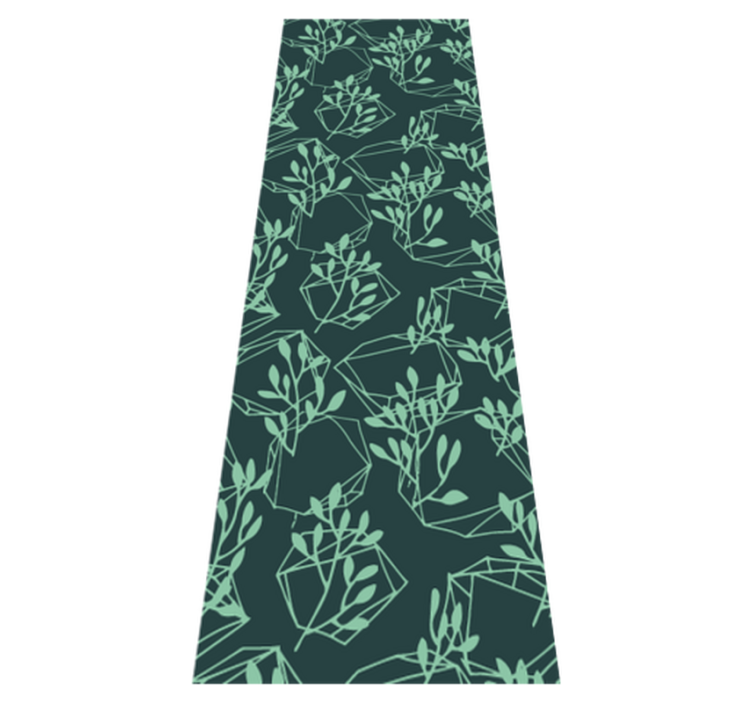 Tapete vinílico quarto plantas vintage verdes - TenStickers