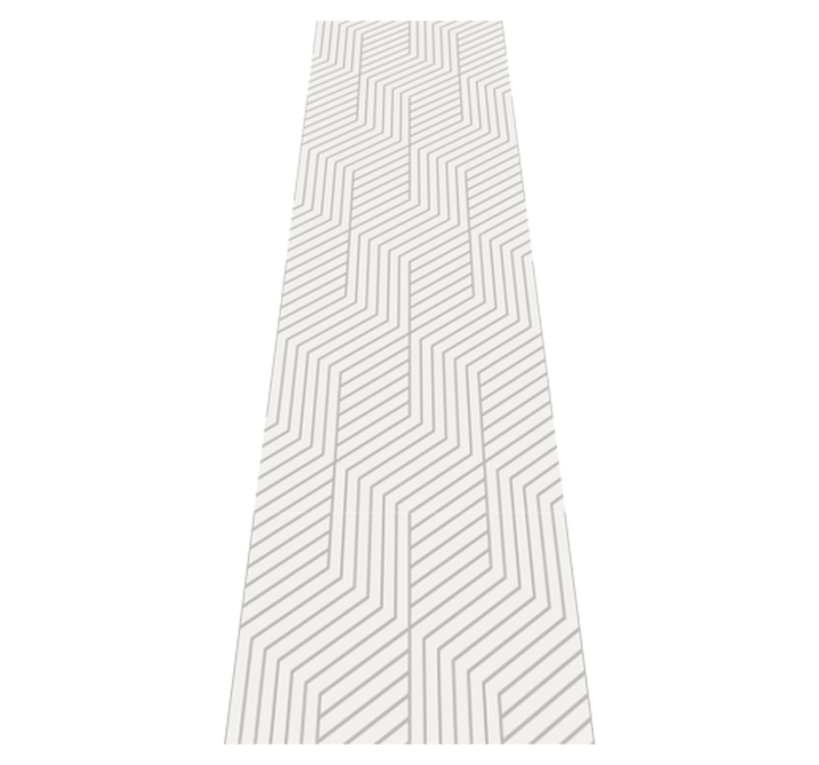 Tapete vinílico quarto octógonos modernos diferentes - TenStickers