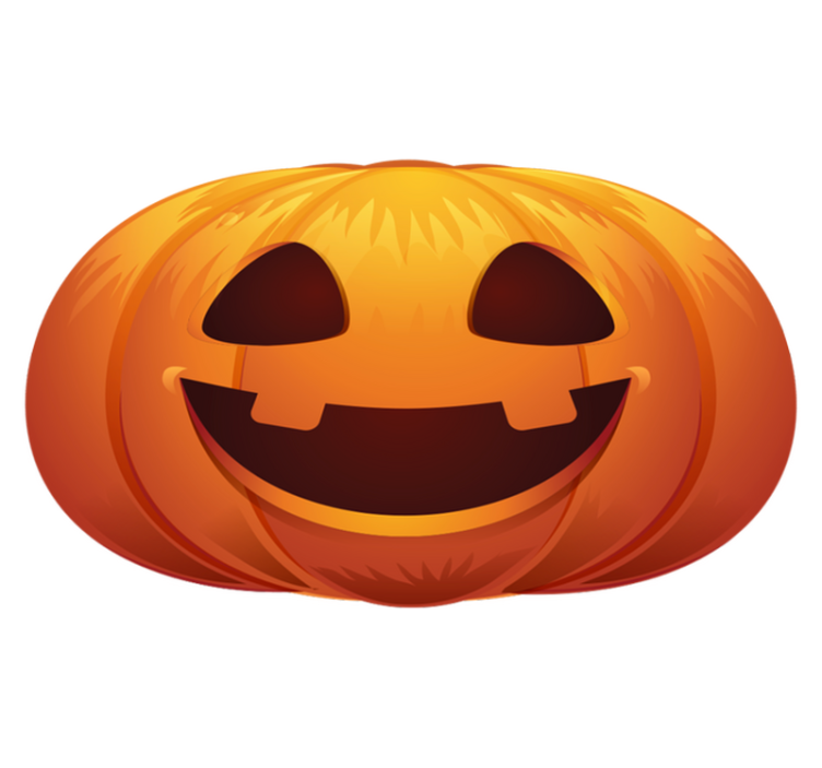 Abóbora para tapete de halloween - TenStickers