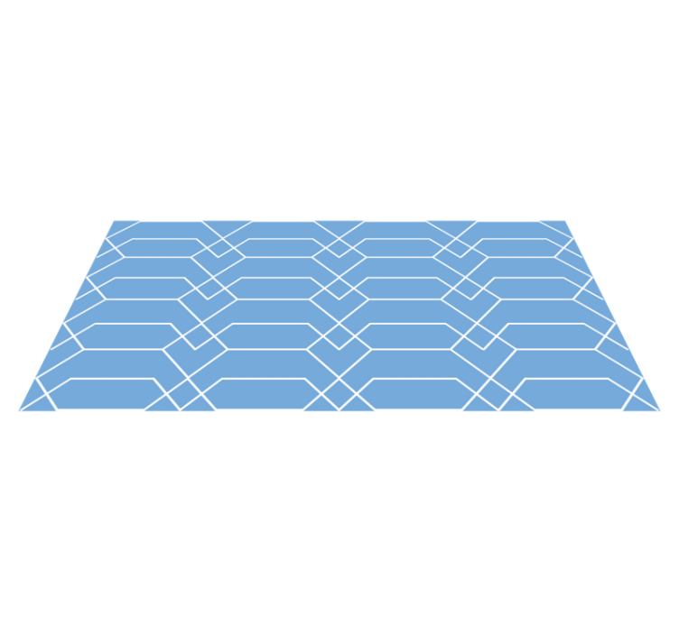 Hexágono figuras geométricas tapetes - TenStickers