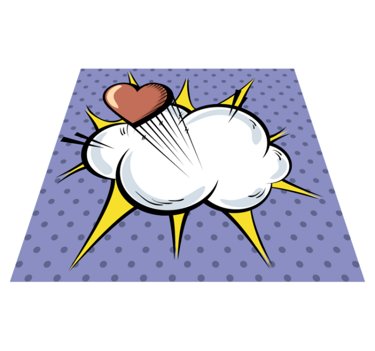 Tapete vintage em quadrinhos pop art - TenStickers