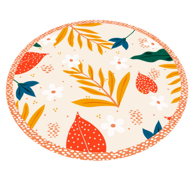 Tapete floral com flores da primavera - TenStickers